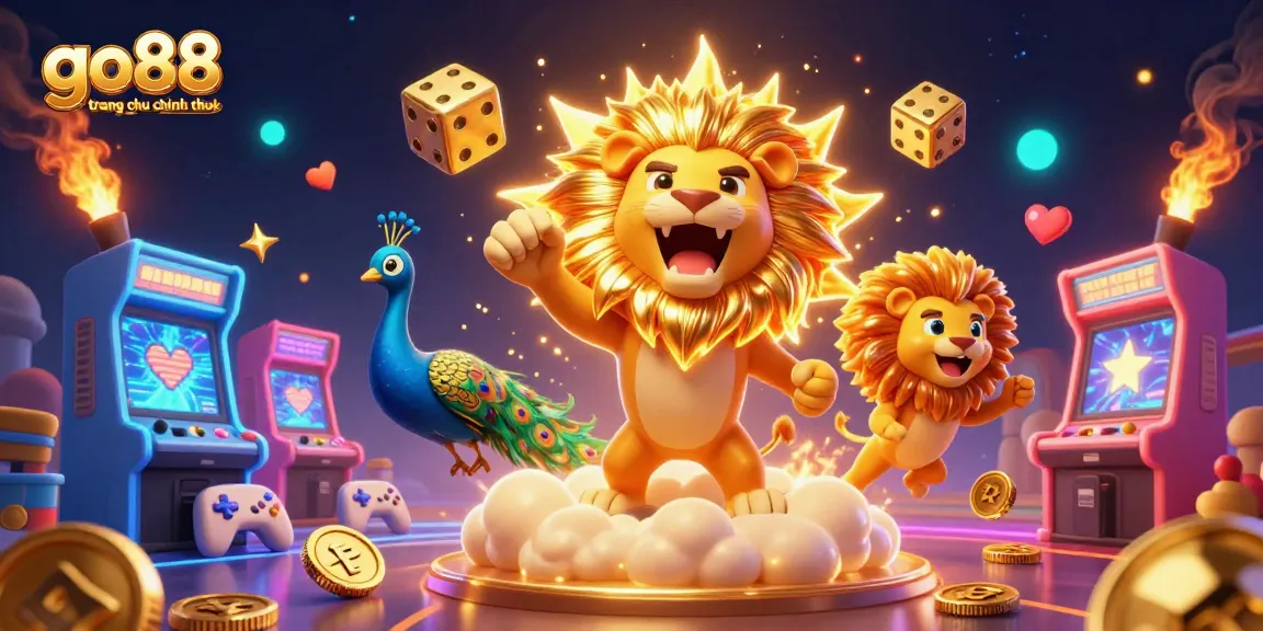 Win big with go88 trang chu chinh thuc as golden dice and casino elements create a thrilling atmosphere.