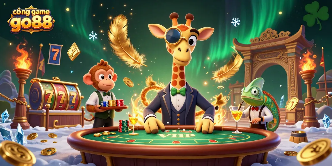 Experience thrilling gaming at cổng game go88 with vibrant casino characters and dynamic action.