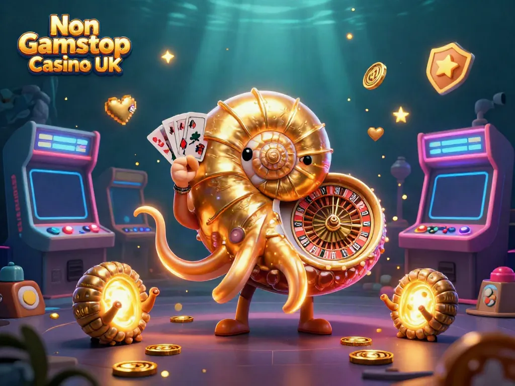 Play exciting games at Non Gamstop Casino UK with vibrant slots and glowing roulette wheels.