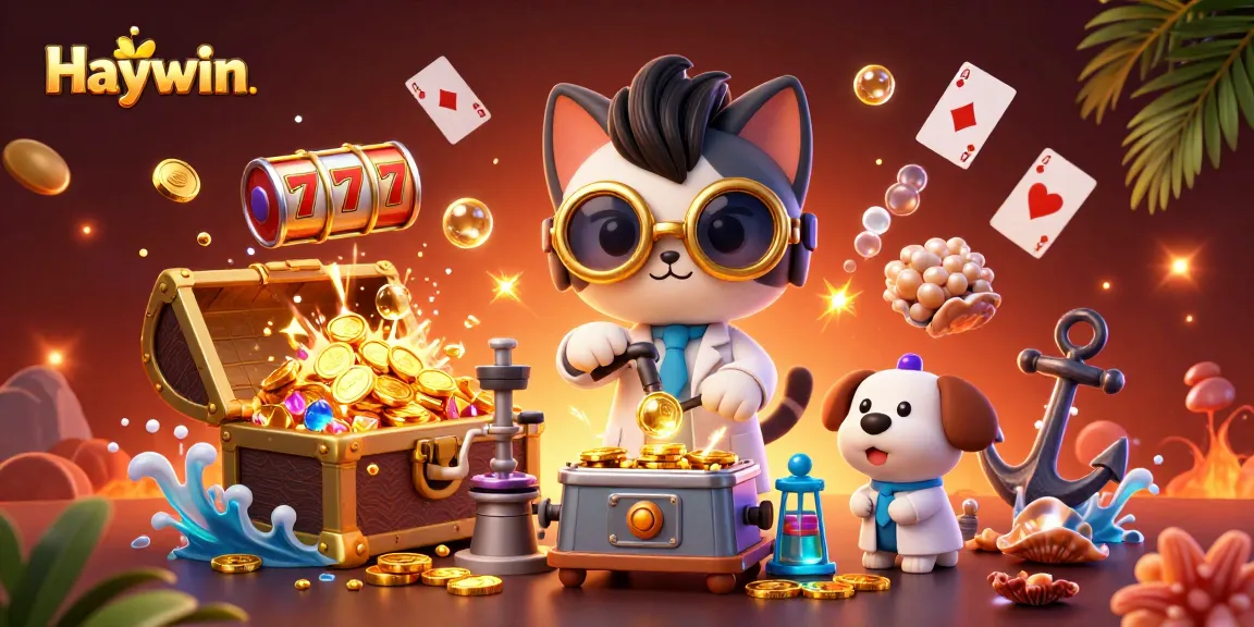 Haywin features charismatic characters in a gambling adventure packed with gold coins and lively animations.
