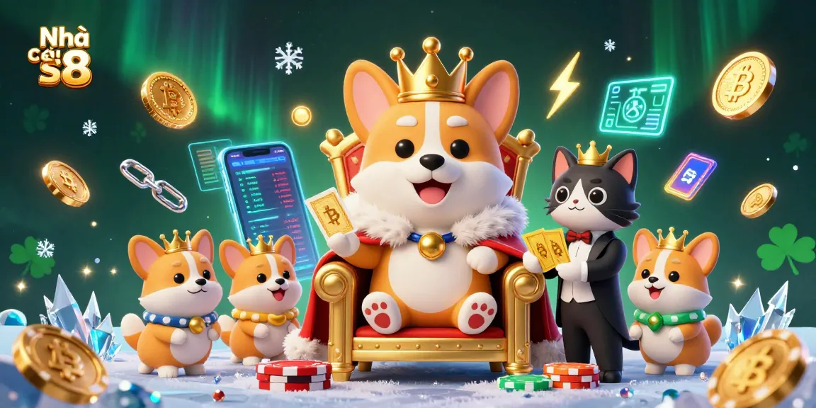 Experience the thrill of Nhà cái S8 with an engaging fantasy scene featuring charming characters and vibrant casino elements.