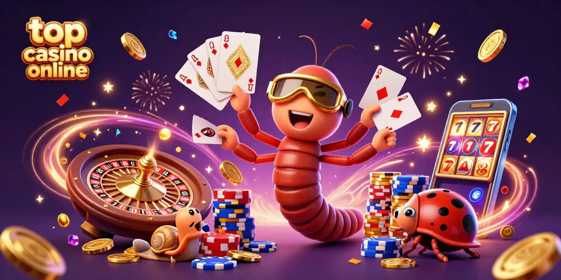 Câștigă mare la top casino online cu dealerul de milipedă și șarpele în rulare între pilingurile de jetoane.